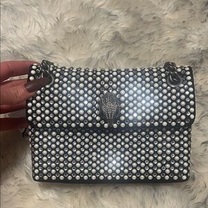 Kurt Geiger Black Studded Crossbody Bag. New without tag. Mini Kensington